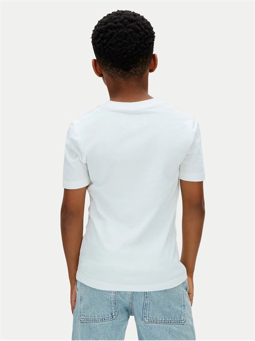 stacked logo ss t-shirt CALVIN KLEIN JEANS | LVCKSJA10BYAF